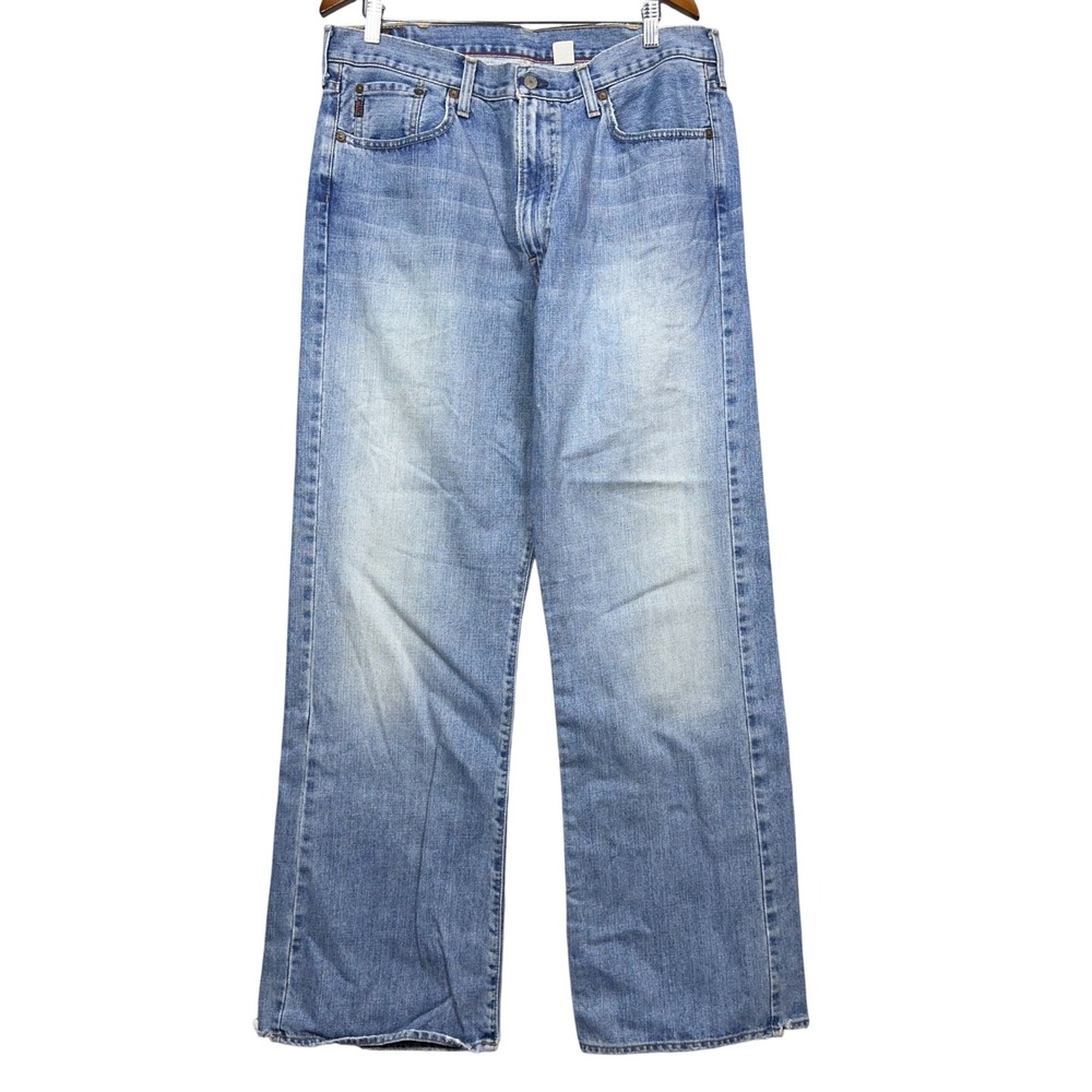 Vintage Abercrombie & Fitch Wide Leg Baggy Jeans 1892 USA Made Mens 36 Denim Y2K